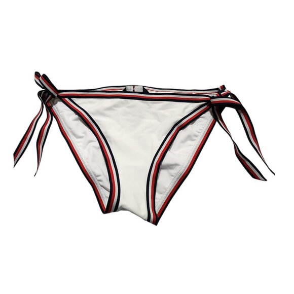 Tommy Hilfiger Women's Triangle Padded Bikini‎ Swimsuit White Size L - Picture 5 of 9